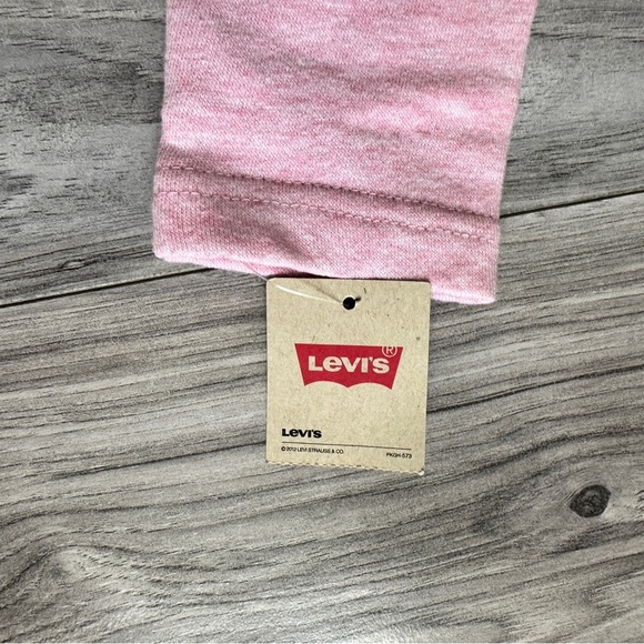 NWT Levis pink and blue jean looking dress. Size 12 months- - Picture 8 of 9